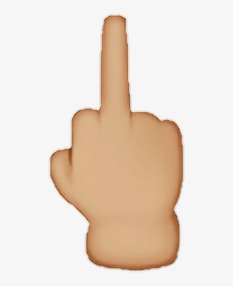 Middle Finger Transparent Emoji, transparent png
