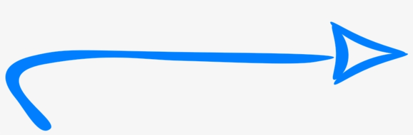 Resultado De Imagen De Flecha - Hand Drawn Arrow Blue, transparent png