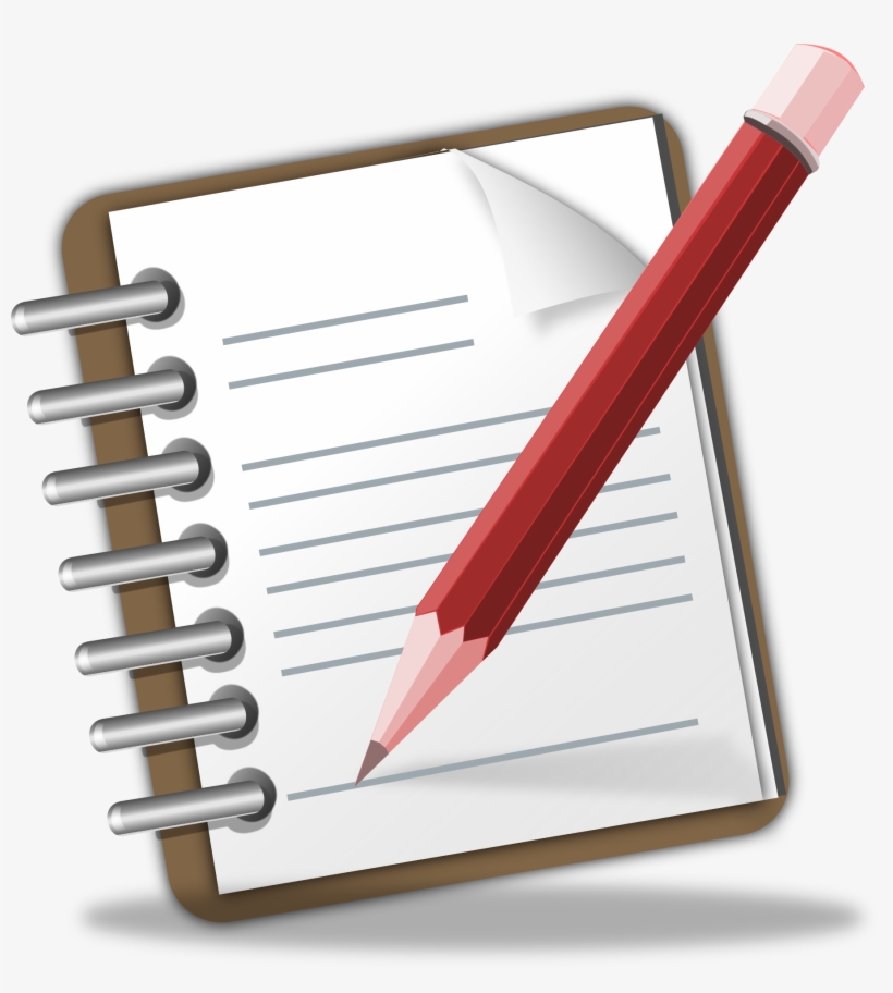 Notepad-117597 640 - Writing Clipart Transparent Background, transparent png