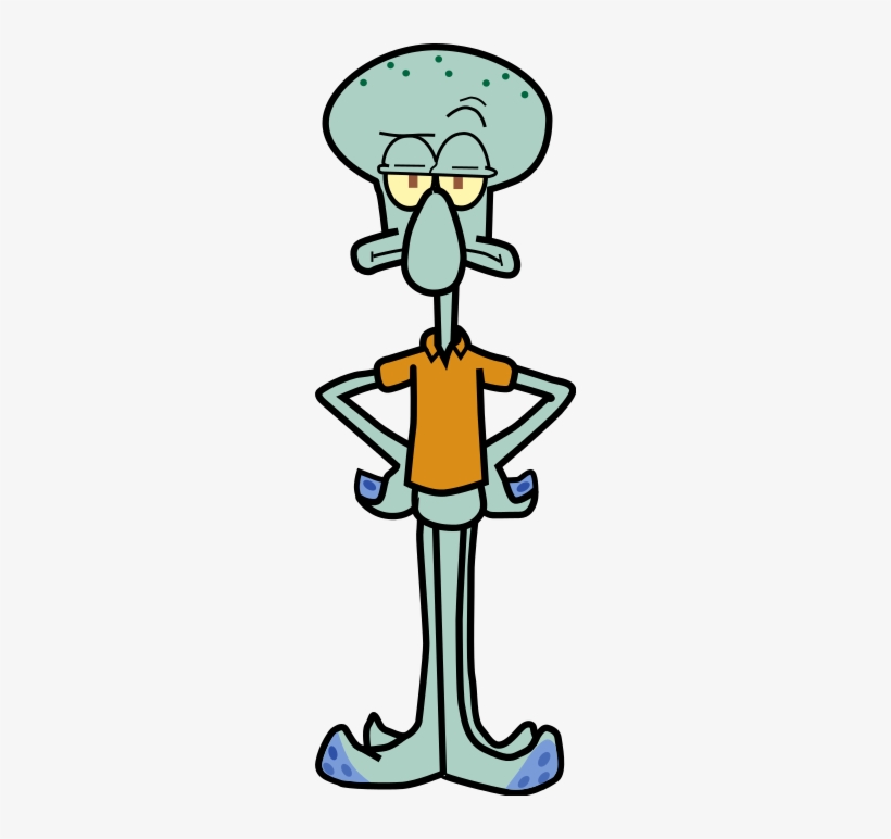 Squidward - Squidward From Spongebob, transparent png