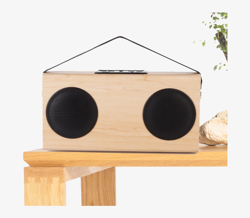 Minimalistic Wood / Bluetooth Speaker - Loudspeaker, transparent png