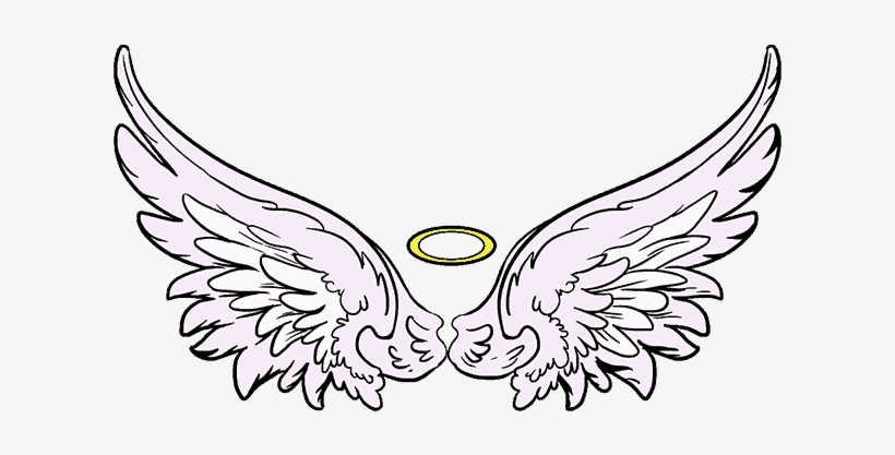 How To Draw Angel Wings In A Few Easy Steps Easy Drawing - Draw Angel Wings, transparent png
