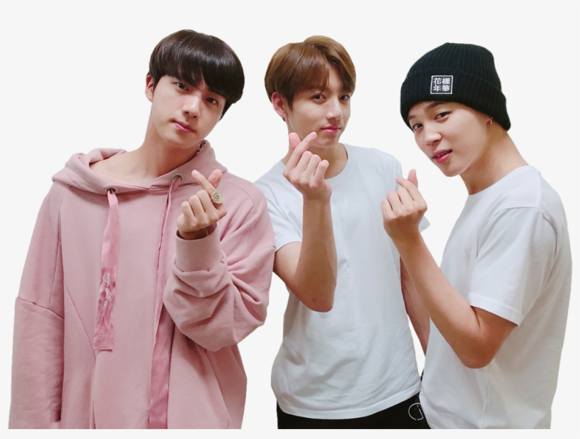 Weibo Jin / Jungkook / Jimin By Sayboks - Bts Jimin Jin And Jungkook, transparent png