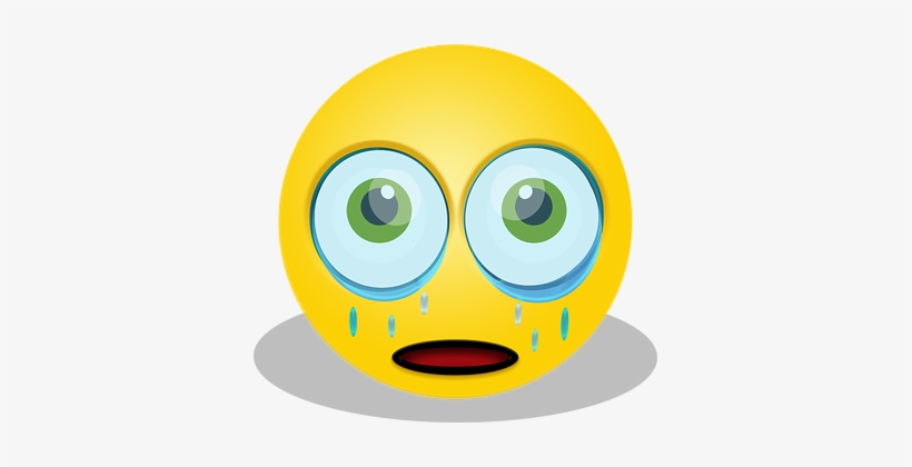 Graphic, Smiley, Emoticon, Crying, Sad - Trauriger Smiley, transparent png