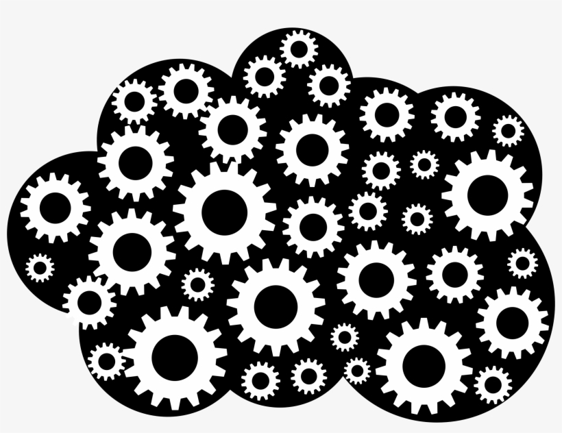 This Free Icons Png Design Of Cloud Gears, transparent png