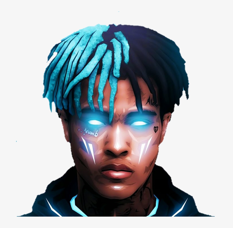 Hiphop Sticker By Wallpapers Png Freeuse Library - Xxxtentacion With Blue Eyes, transparent png