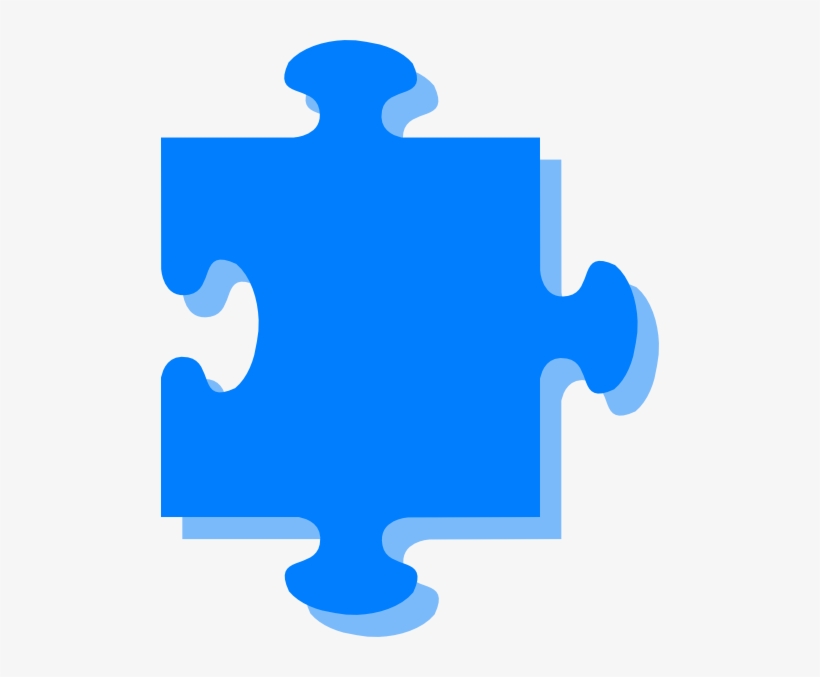 Blue Puzzle Svg Clip Arts 498 X 597 Px, transparent png