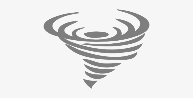 Tornado Funnel Storm Weather Disaster Wind - Tornado Png Clip Art, transparent png