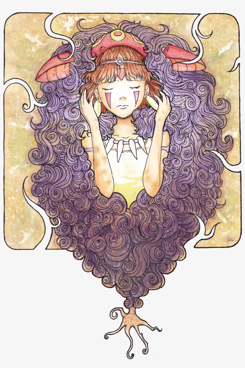 Consumed By Hatred By Melynnrose - Yakuru Princesse Mononoke Tatouage, transparent png