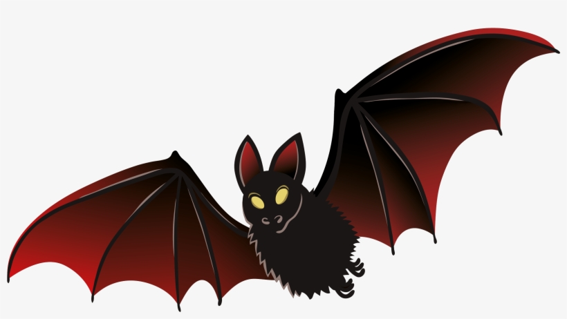 Dark Vampire Bat Transparent Png - Clipart Of Bat, transparent png