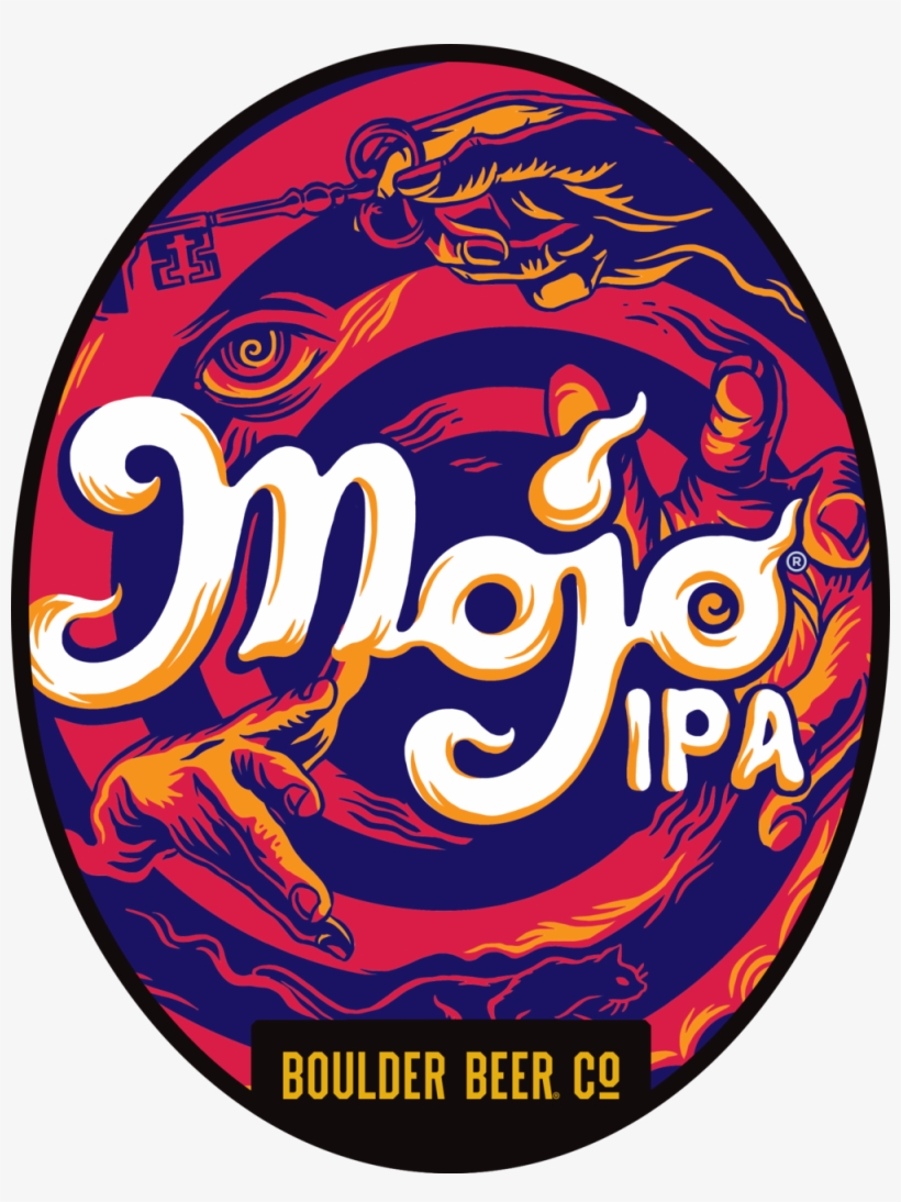 4 Boulder Beer Mojo Oval - Mojo Ipa, transparent png