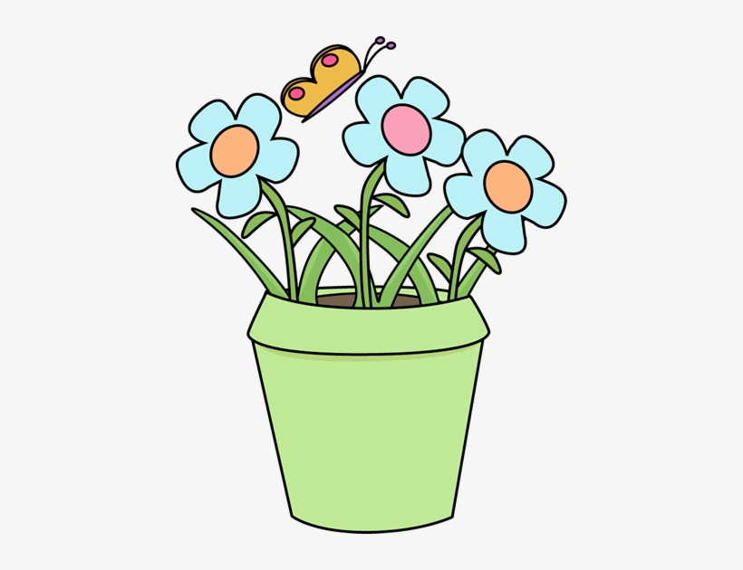 Weeds - Flower In A Pot Clipart, transparent png