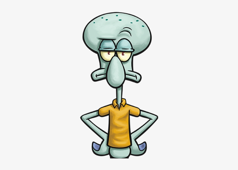 Squidward - Personagens Desenho Bob Esponja, transparent png