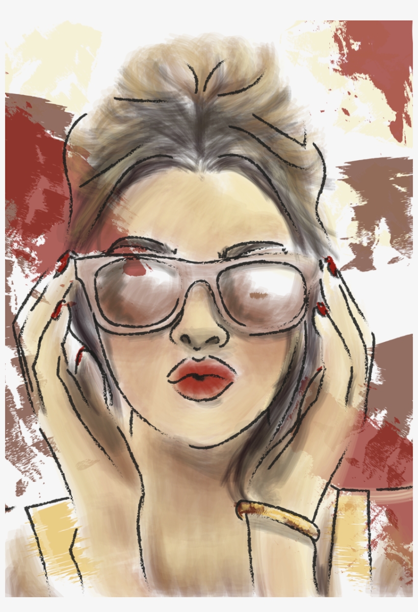 Mvo6r Gangadiens Illustrator Brushportret - Watercolor Paint, transparent png