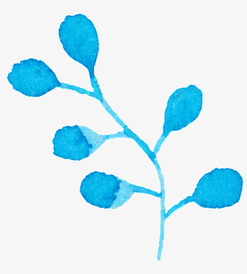 Simple And Transparent Watercolor Hand Painted Flowers - Watercolor Painting, transparent png