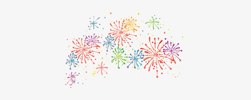 Cartoon Fireworks - Fireworks Clipart, transparent png