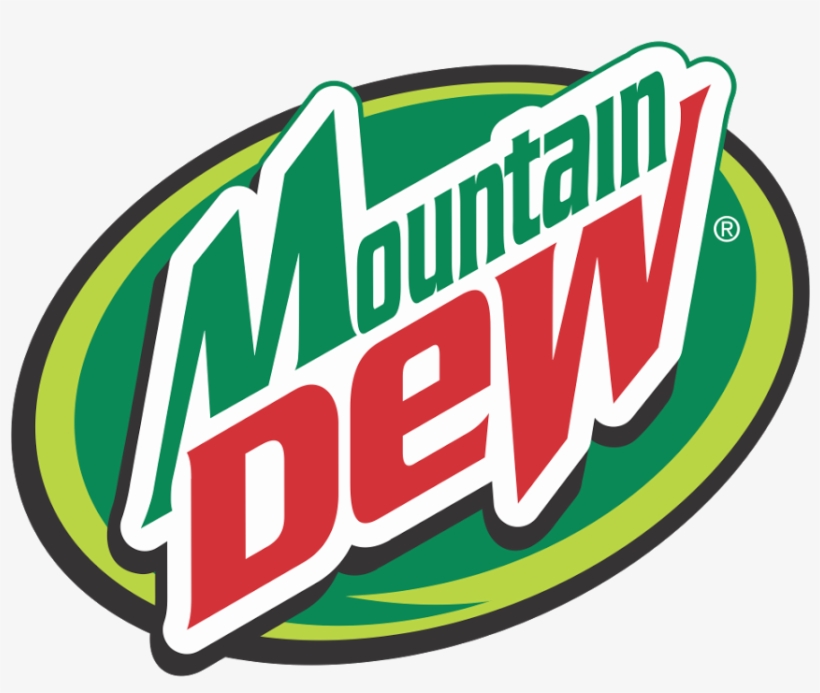 Mountain Dew Logo - Mountain Dew Black And White, transparent png