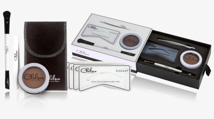 Brows Kit - Chelsea Beautique Eye Brow Kit (cappuccino), transparent png