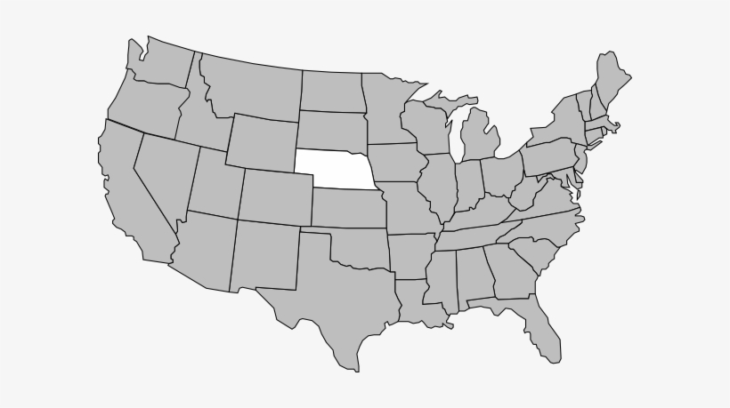 This Free Clipart Png Design Of Nebraska Us Map Clipart, transparent png