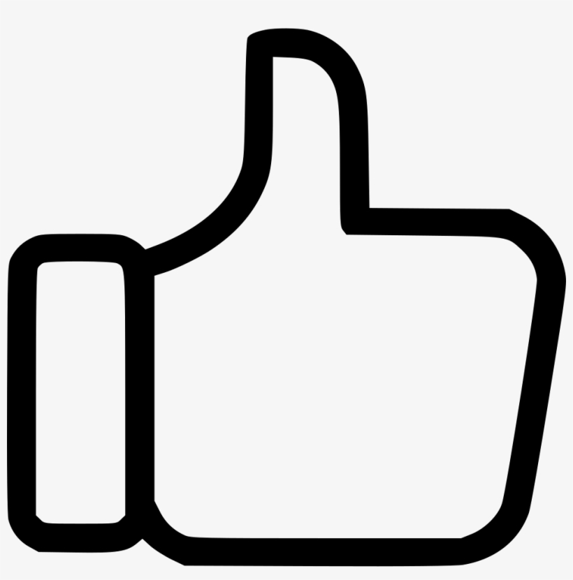 Like Facebook Social Thumb Up Favourite Favorite Comments - Facebook Icon Like, transparent png