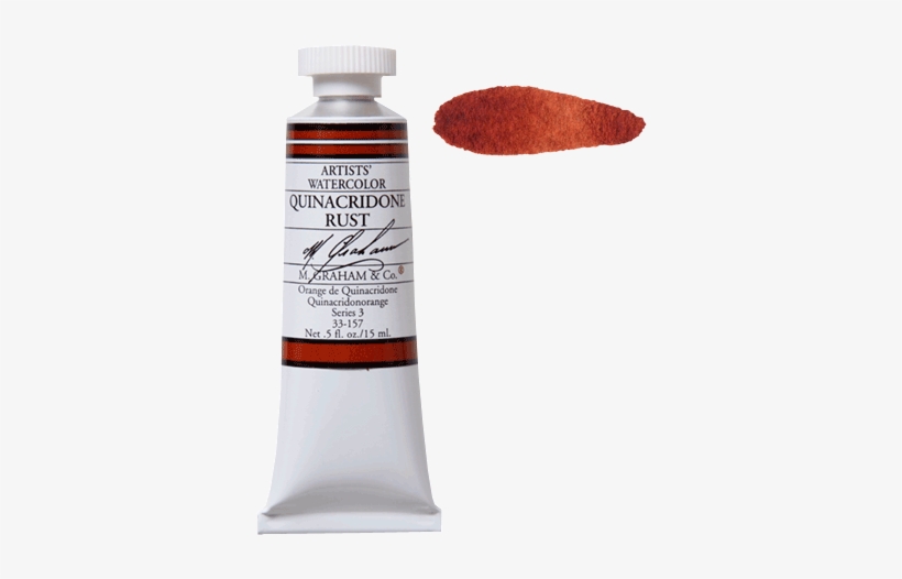 Watercolor Quinacridone Rust157 - M Graham Sap Green, transparent png