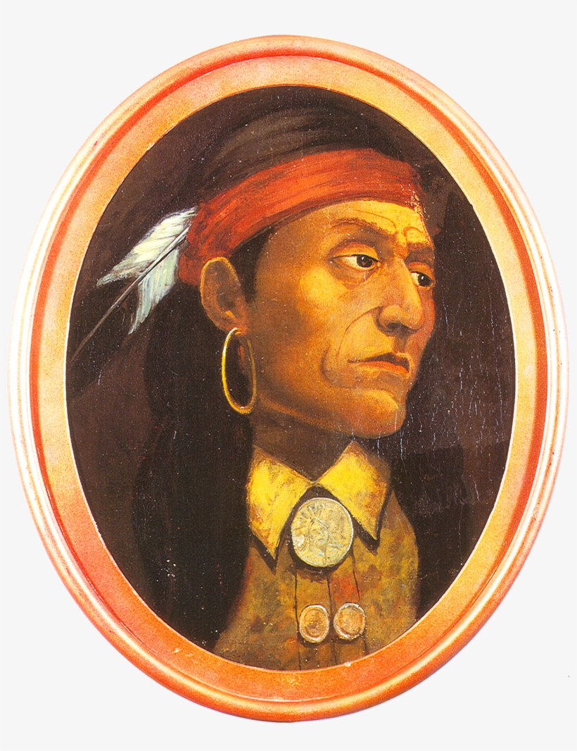 Artist John Mix Stanley's Imaginary Rendering Of Pontiac - Pontiac Native American, transparent png