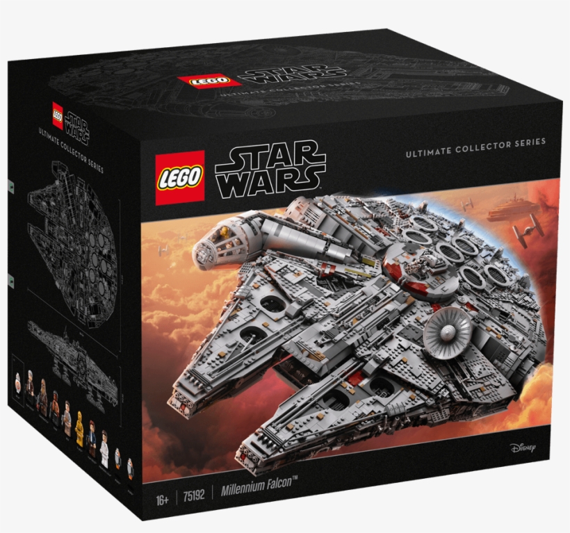 Lego Announces A 7,541 Pieces Millennium Falcon - Millennium Falcon Lego 2017, transparent png
