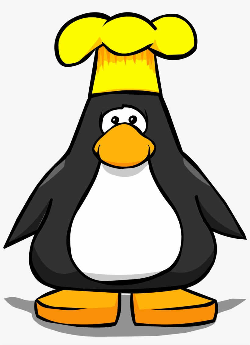 Goldchefhat Paper - Penguin With Santa Hat, transparent png