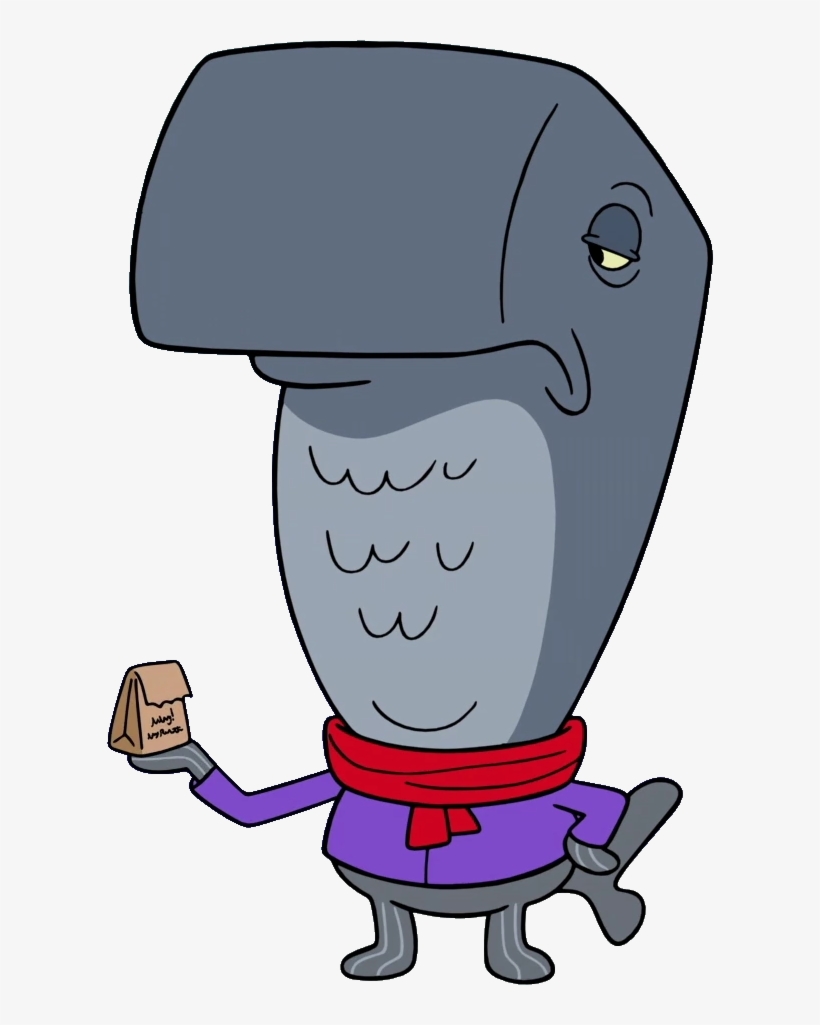 Arctic Sperm Whale - Spongebob Whale, transparent png