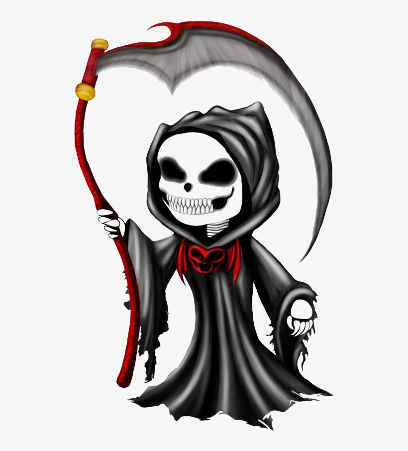 Grim Reaper Png Free Download - Grim Reaper Chibi, transparent png