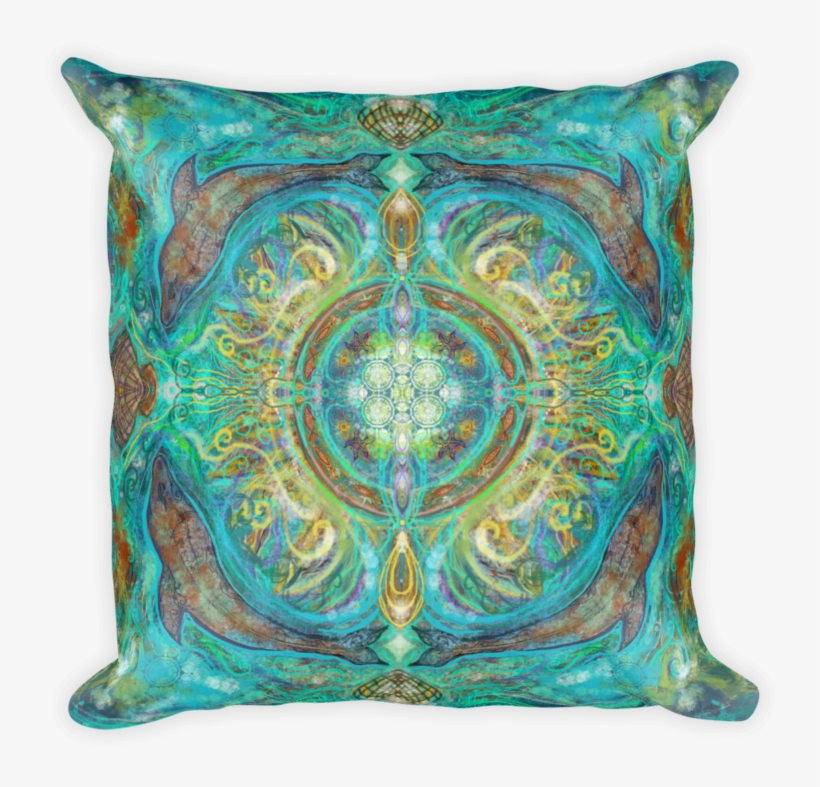 Hand Painted Design On Both Sides - Cushion, transparent png