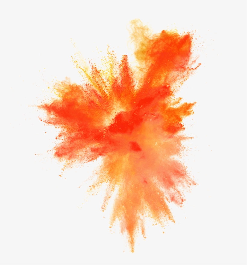 Dust Polvo Explosion Explosi - Orange Smoke Bomb Png, transparent png