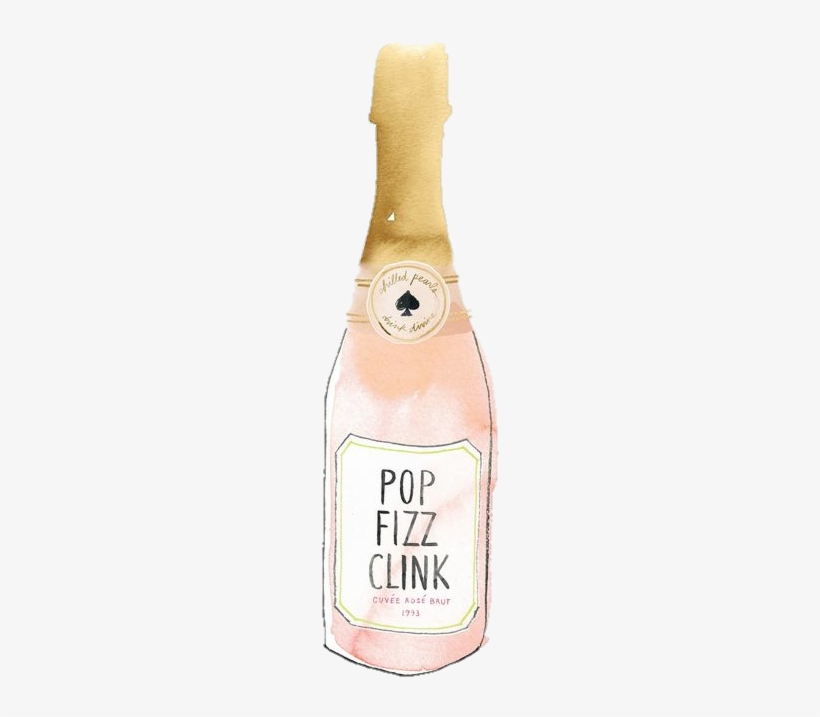 Freetoedit Ftestickers Champagne Katespade Watercolor - Champagne, transparent png