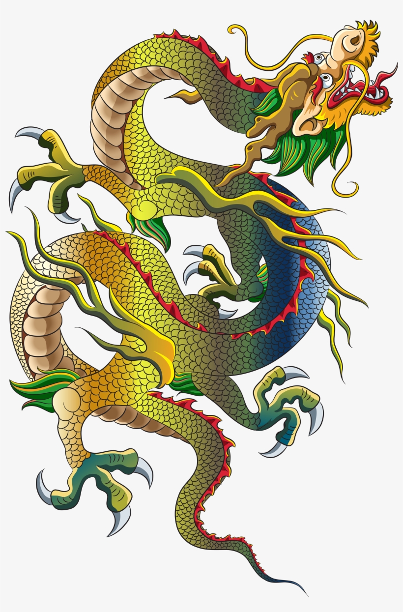 Chinese Dragon Png Clip Art - Chinese Dragon Painting, transparent png