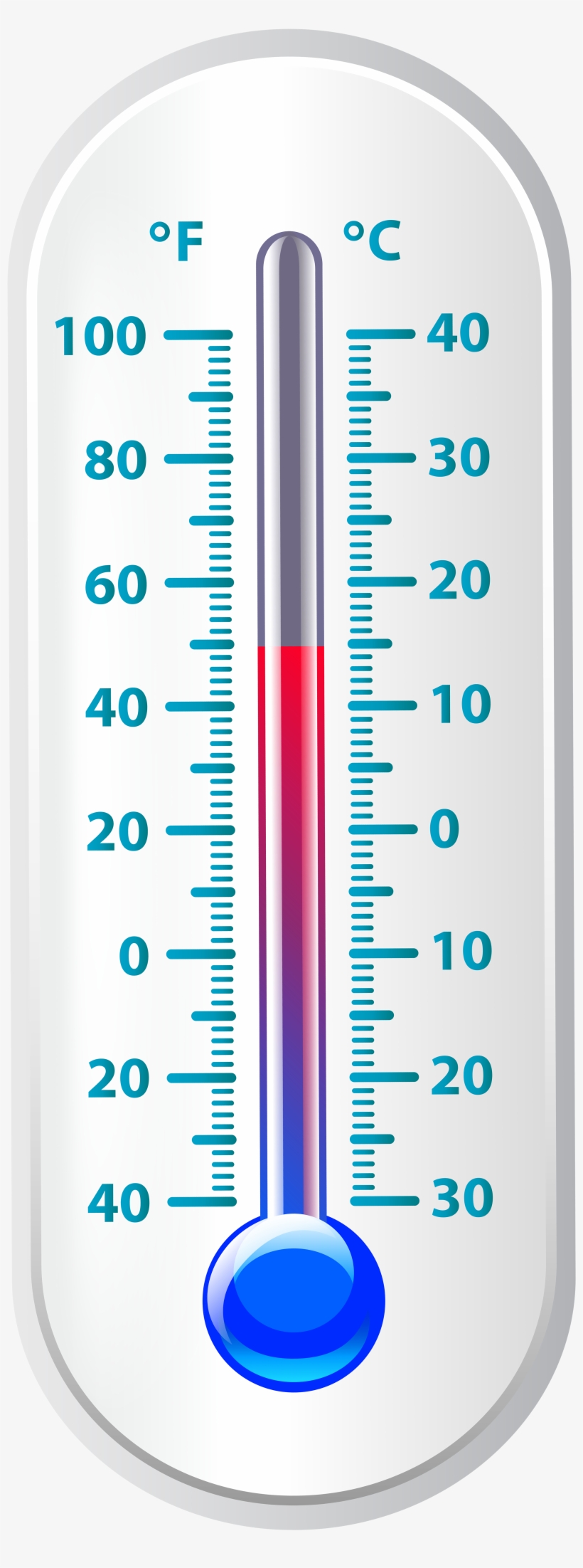 Thermometer Weather Icon Png Clip Art - Weather Thermometer, transparent png