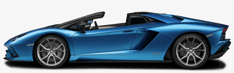 2018 Lamborghini Aventador S Roadster - Aventador Roadster Side View, transparent png