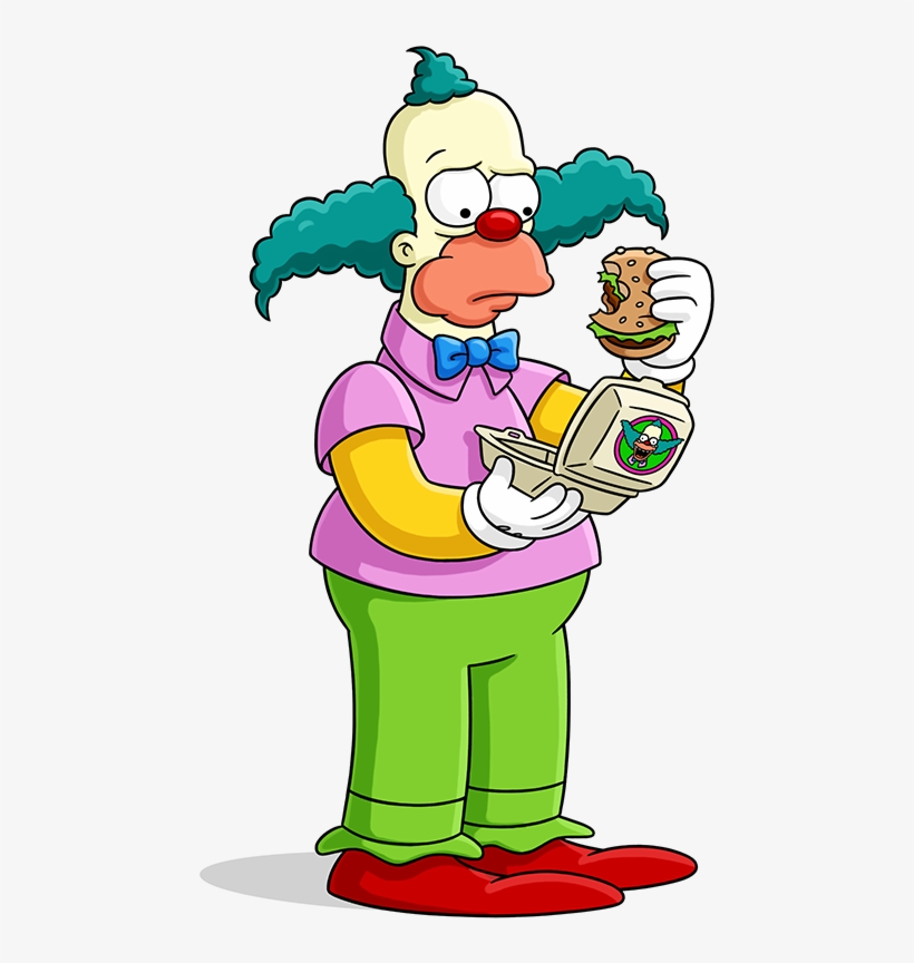 Krusty The Clown - Krusty The Clown Png, transparent png