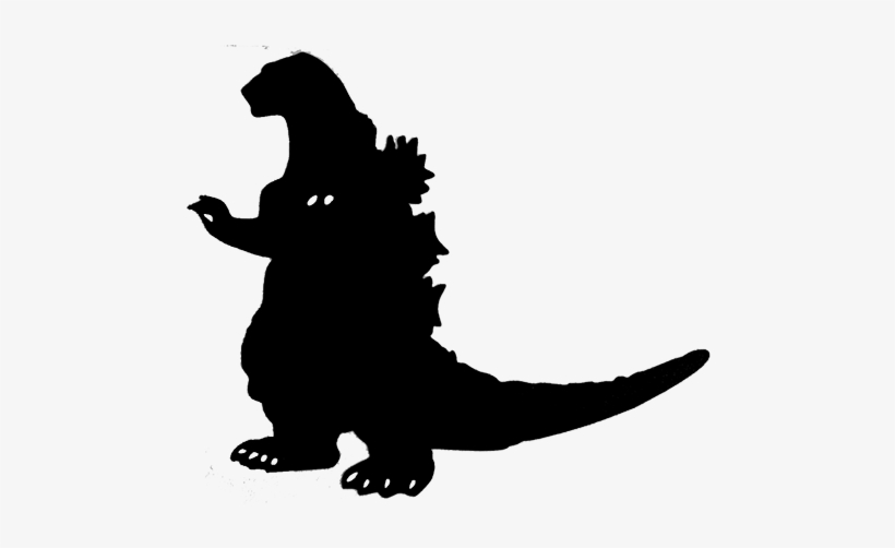 Godzilla Silhouette Vector Free - Godzilla Silhouette, transparent png