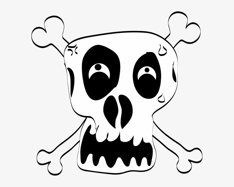 Freehand Funny Skull Clipart Png, transparent png