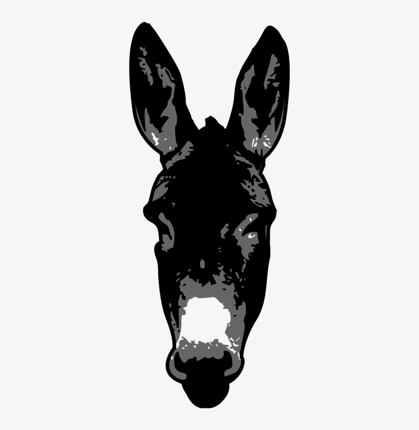 Silhouette Donkey, transparent png