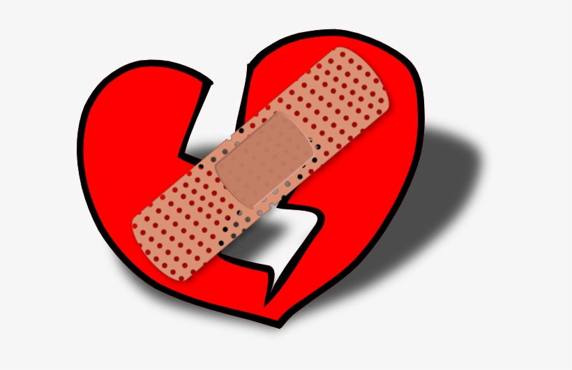 Heart-48522 340 - Broken Heart Clip Art, transparent png