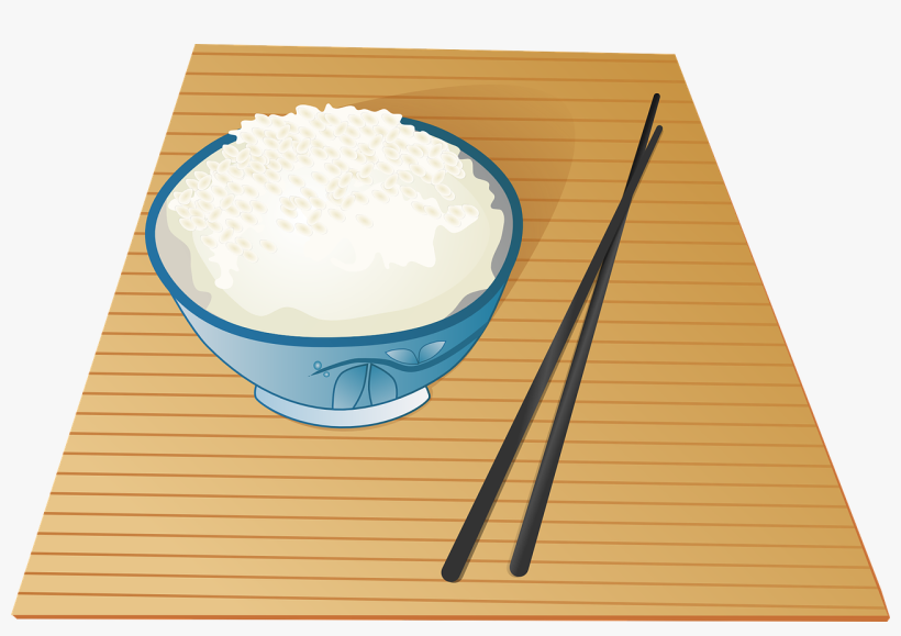 Chopsticks Rice Sticky Rice Food Asia Chin - Cooked Rice Vector Png, transparent png