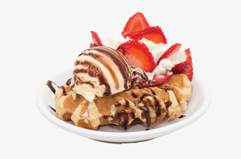 Ice Cream Png - Ice Cream Waffle Png, transparent png