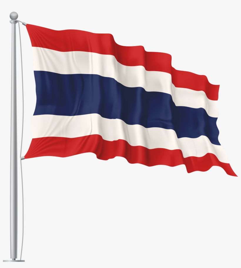 Thailand Waving Flag Png Image, transparent png