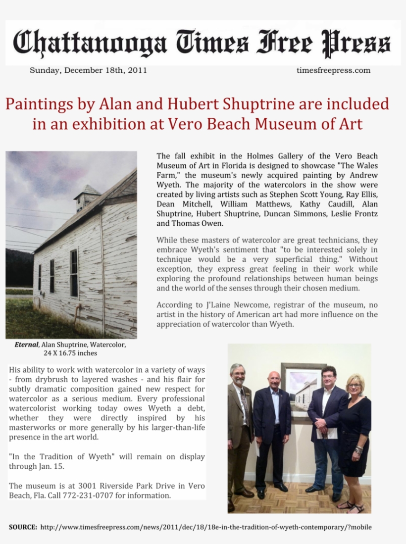 Times Free Press, Museum Showing Watercolor Masters - Pedro Sanchez, transparent png