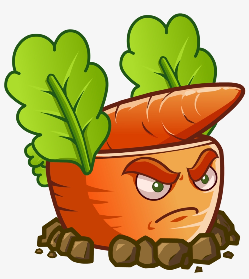 Elemental Clipart Carrot - Carrot Missile Pvz, transparent png