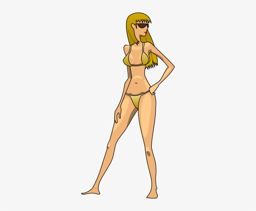 Bikini Girl Clip Art, transparent png