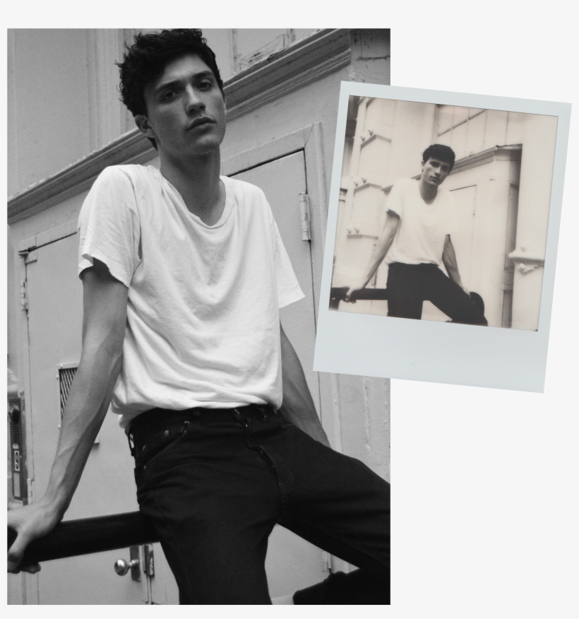 6 New Models To Watch Out For At Nyfw Men's Spring - Jacob Bixenman Black And White, transparent png