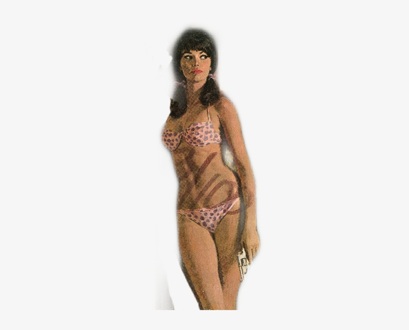 Swimsuit Vintage Bikini Girl Freetoedit - Swimsuit, transparent png