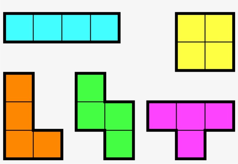 An Important Aspect Of Tetris Can Be Seen In Its Playing - Tetris Shapes Png, transparent png